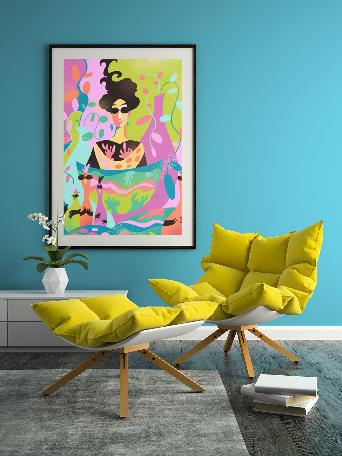 Dame med solbriller 3